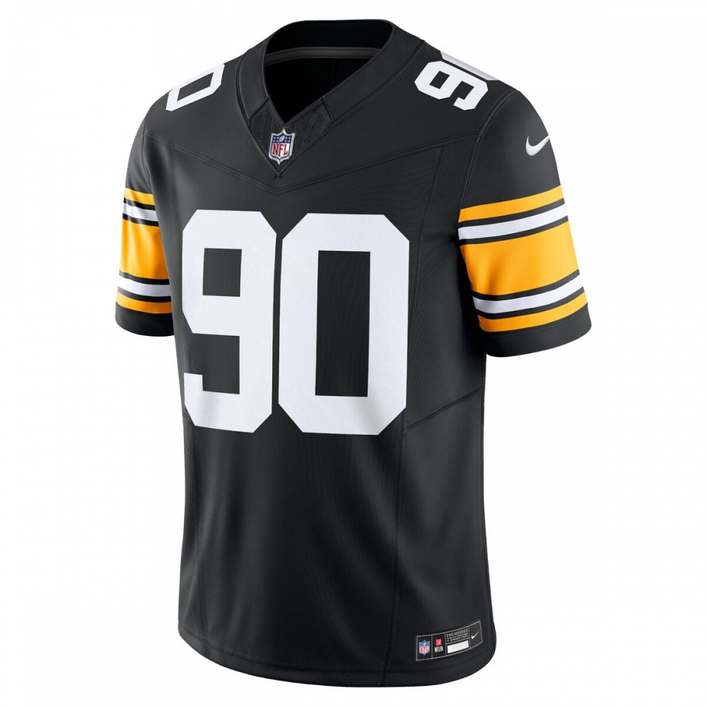 T.J. Watt Pittsburgh Steelers Nike Vapor F.U.S.E. Limited Alternate 1 Jersey - Black-GridironStore